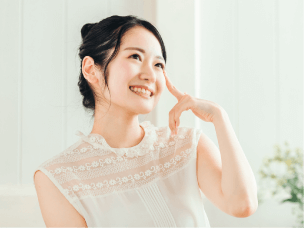 視界良好の女性